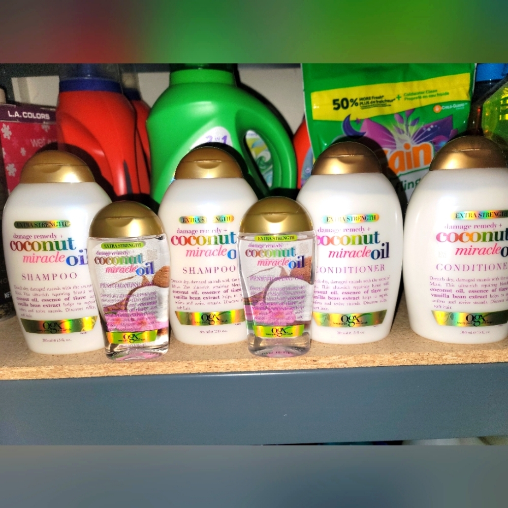 OgX shampoo&conditioner hair oils